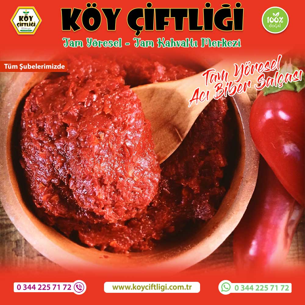 Acı Biber Salçası