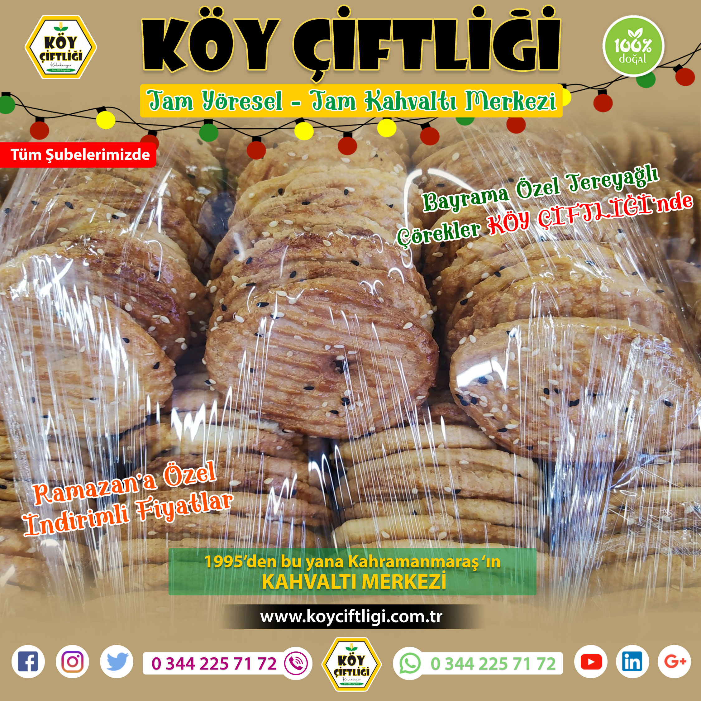 Bayrama Özel Tereyağlı Çörekler 
