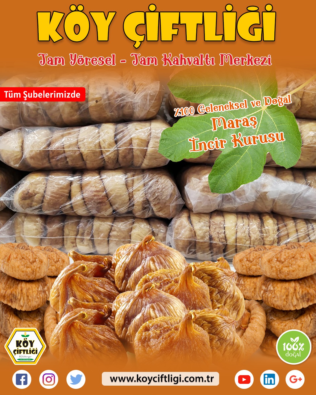 Doğal Maraş Kuru İNCİR 
