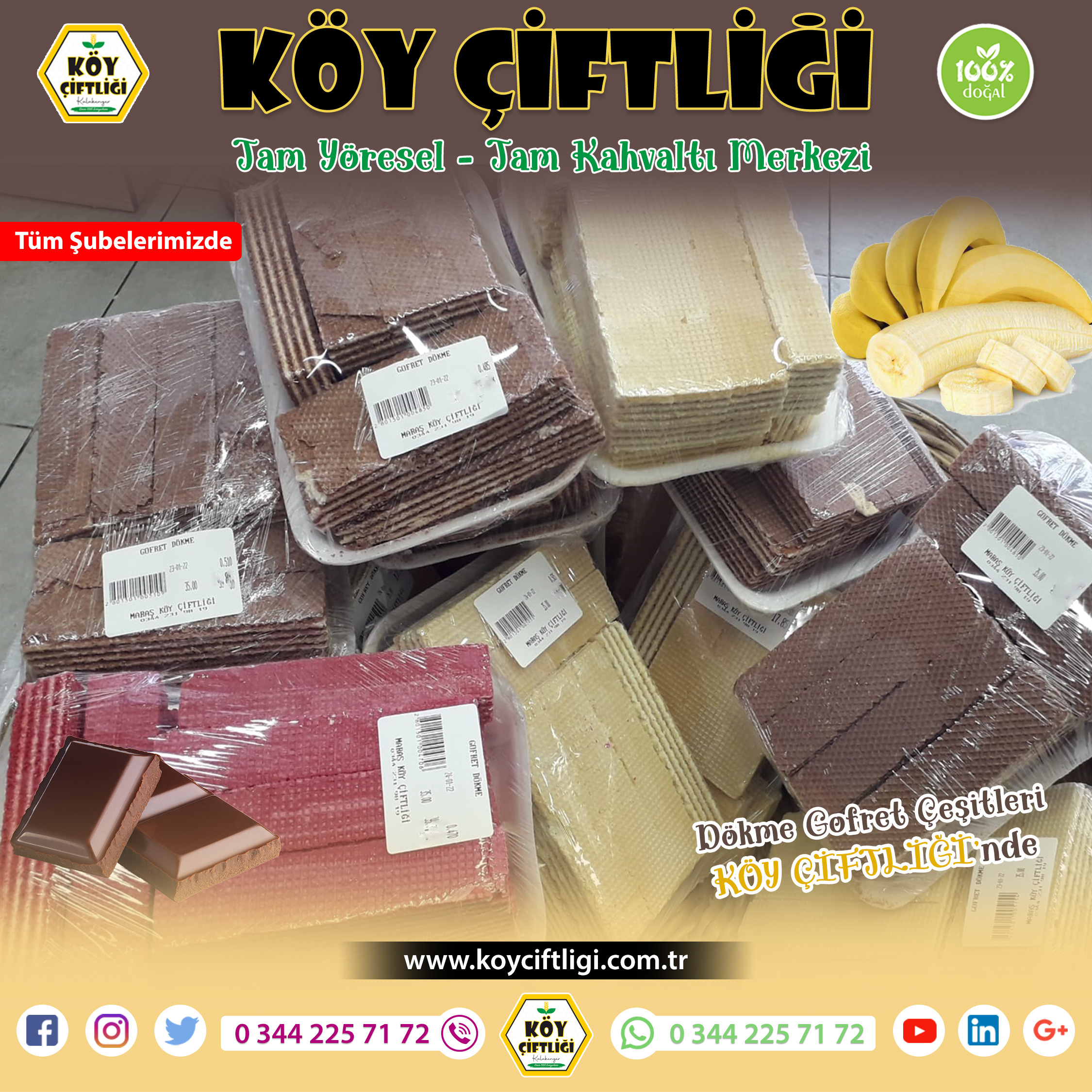 Dökme Gofret Çeşitleri