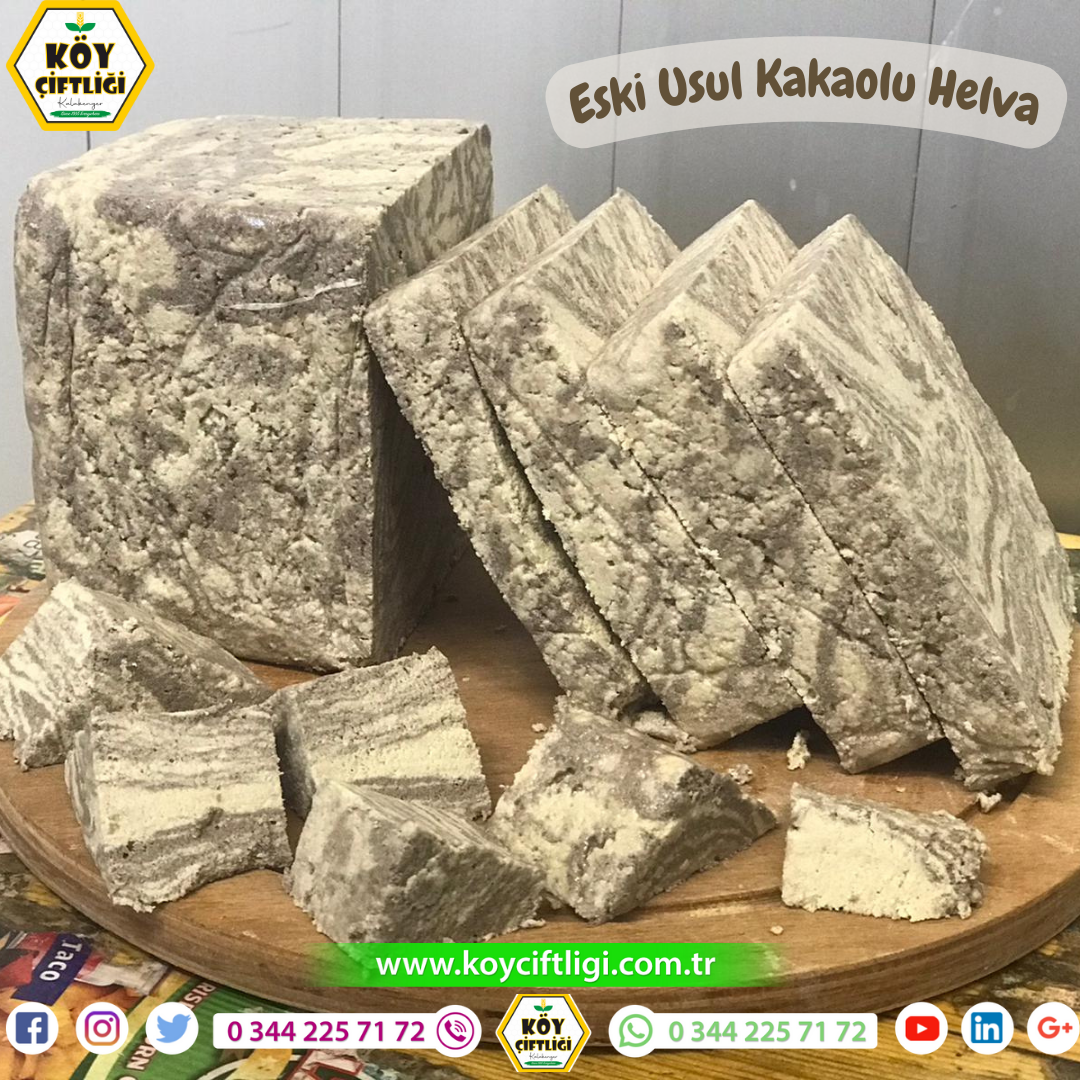 Eski Usul Kakaolu Helva