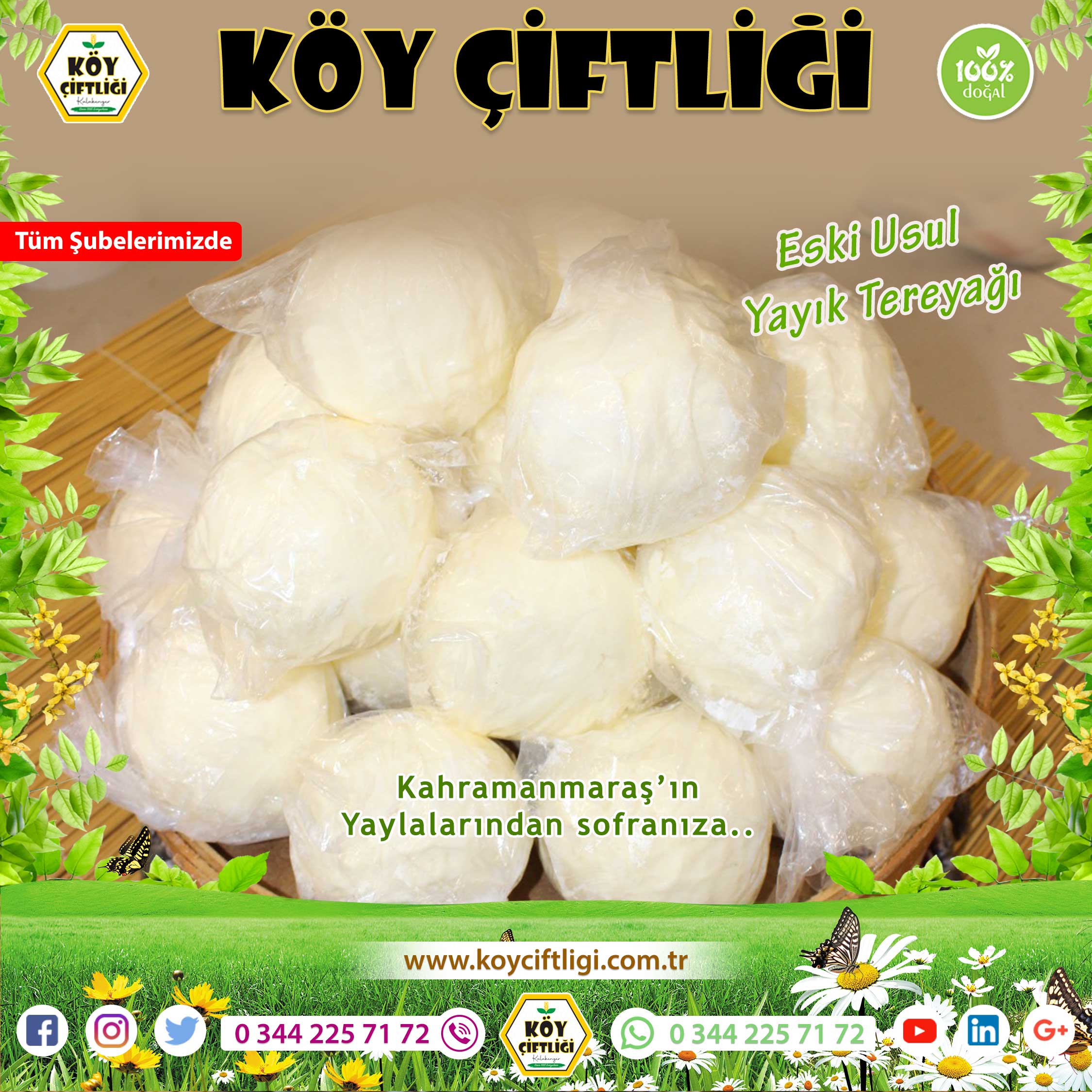 Eski Usul Yayık Tereyağı