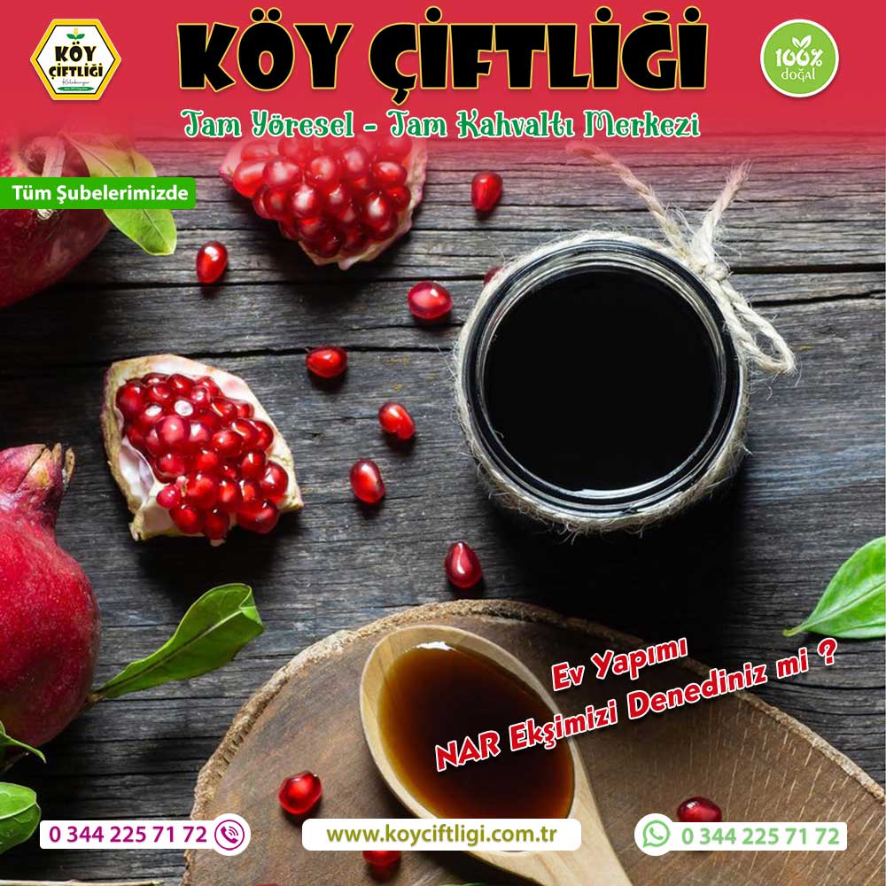 Ev Yapımı Nar ekşisi