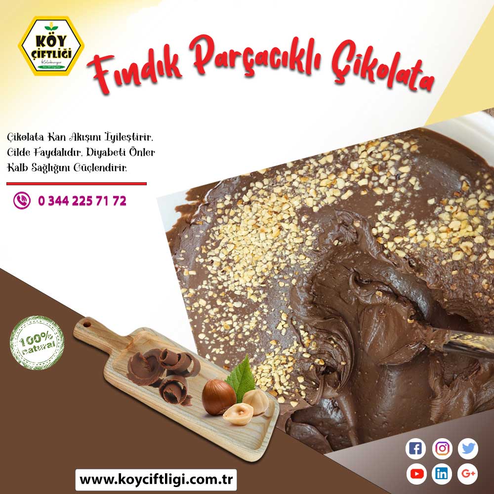 Fındık Parçacıklı Çikolata 