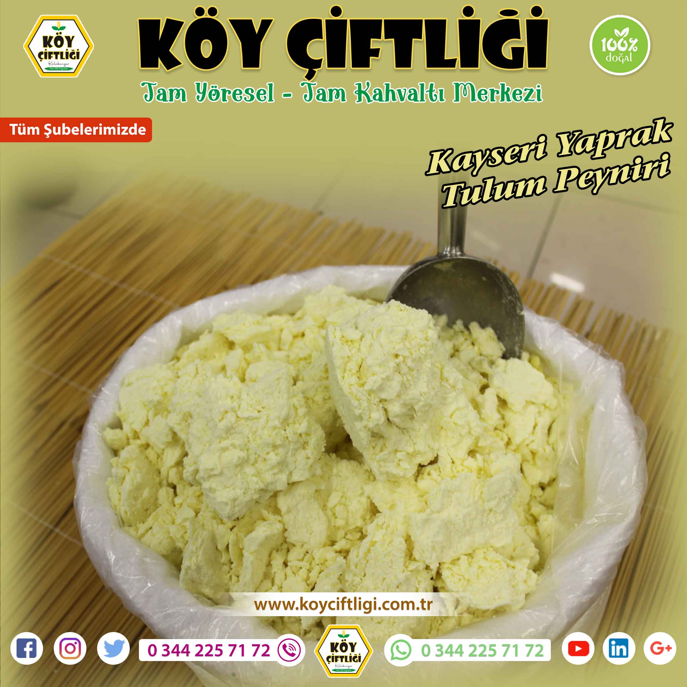 Kayseri Yaprak Tulum Peyniri