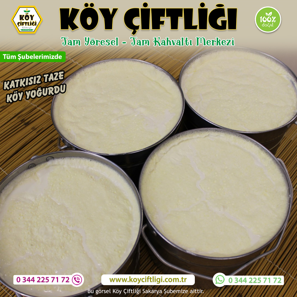 Köy Yoğurdu Köy Çiftliği'nde