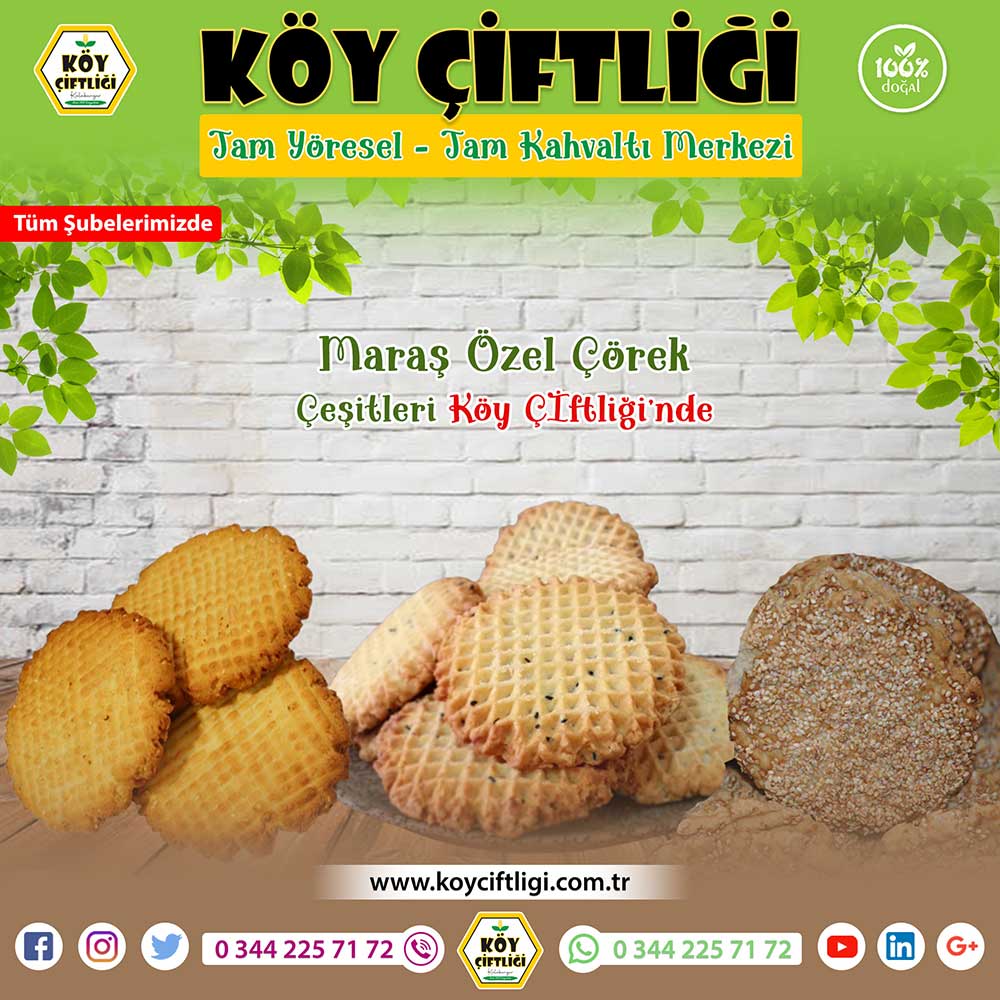  Maraş Özel Çörek Çeşitleri