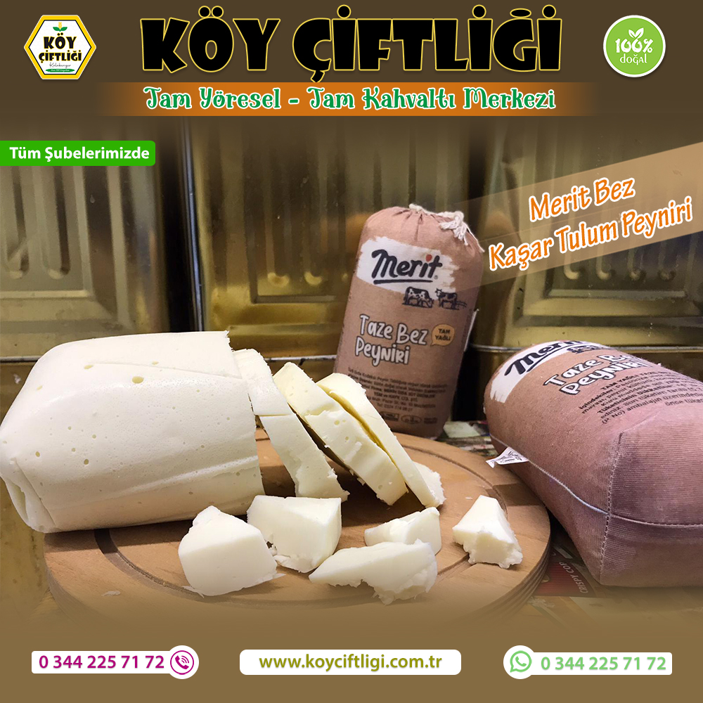 Merit Bez Kaşar Tulum Köy Çiftliği'nde