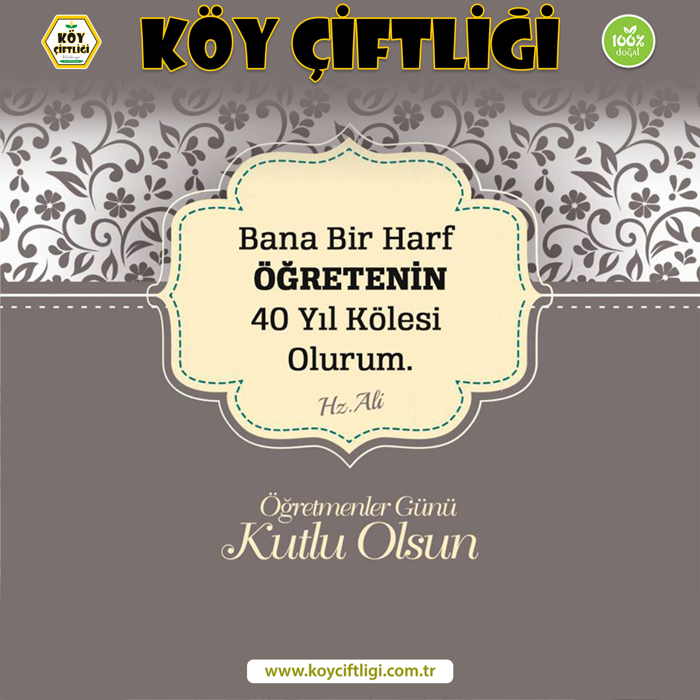 Öğretmenler Günümüz Kutlu Olsun