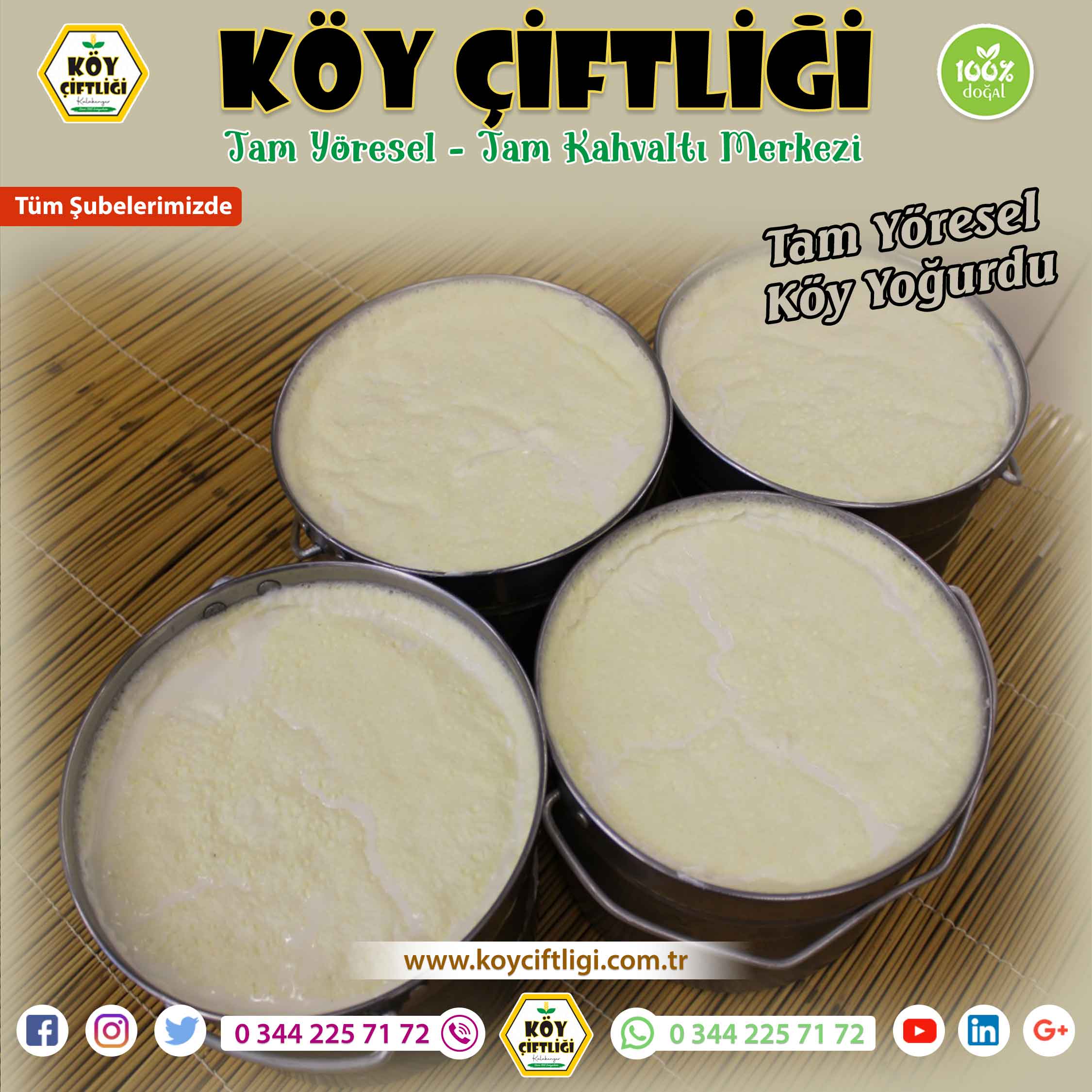 Tam Yöresel Köy Yoğurdu