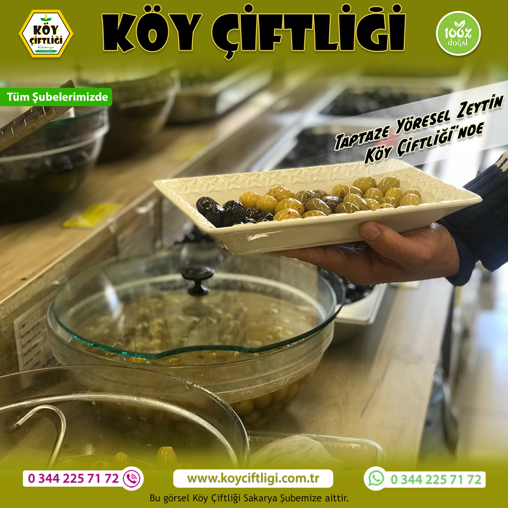 Taptaze Yöresel Zeytin